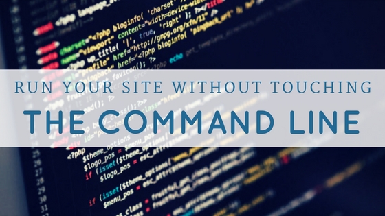 run your site without the command line pair networks control center